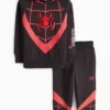 Spider-Man - set - hoodie and joggers - 2 piece red / black