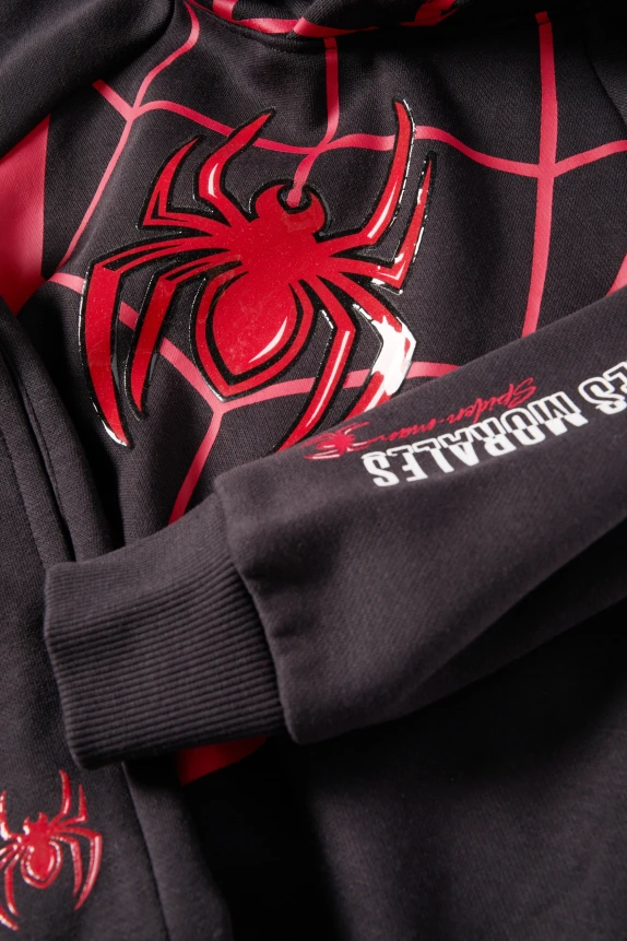Spider-Man - set - hoodie and joggers - 2 piece red / black