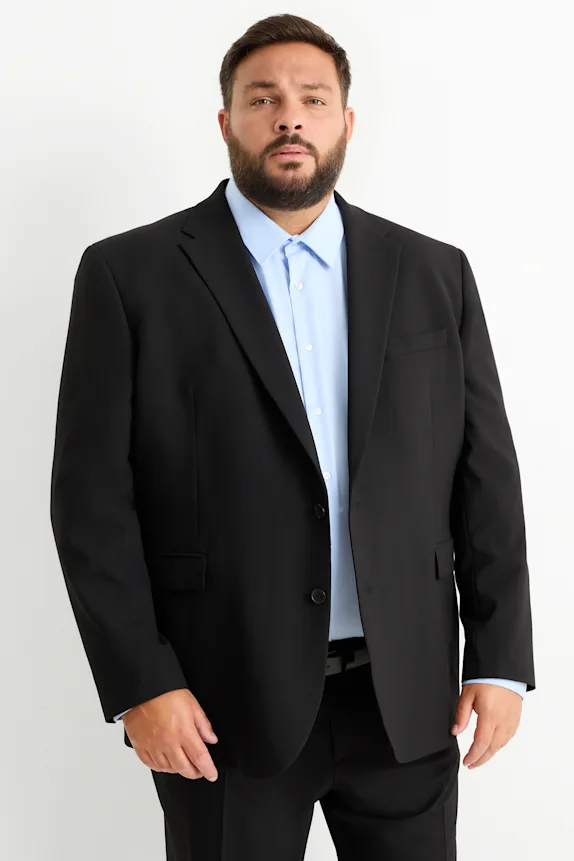 Mix-and-match tailored jacket - regular fit - Flex - 4 Way Stretch black