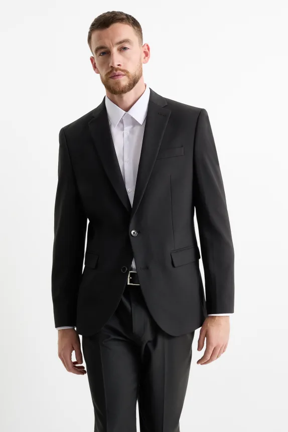 Mix & match tailored jacket - slim fit - Flex - 4 Way Stretch - LYCRAÂ® black