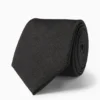 Silk tie black
