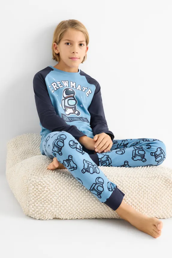 Among Us - pyjamas - 2 piece blue