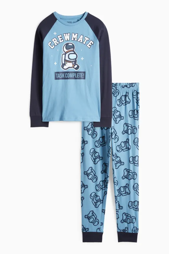 Among Us - pyjamas - 2 piece blue