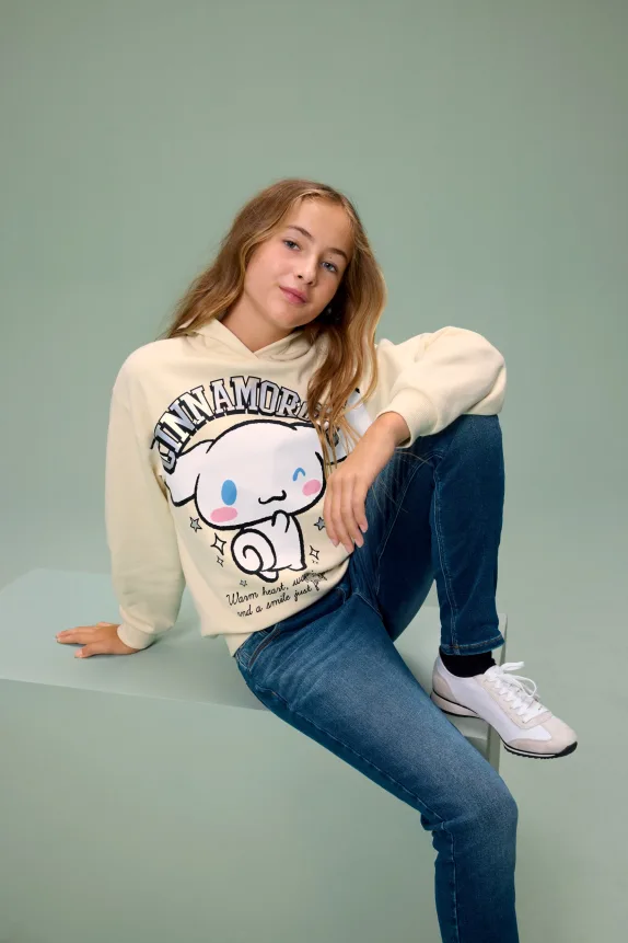 Cinnamoroll - hoodie cremewhite