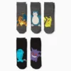 Multipack of 5 - PokÃ©mon - socks with motif black