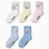 Multipack of 5 - Cinnamoroll - tennis socks with motif rose / blue