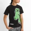 Multipack of 2 - Minecraft - short sleeve T-shirt black / white