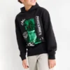 Minecraft - hoodie - shiny black
