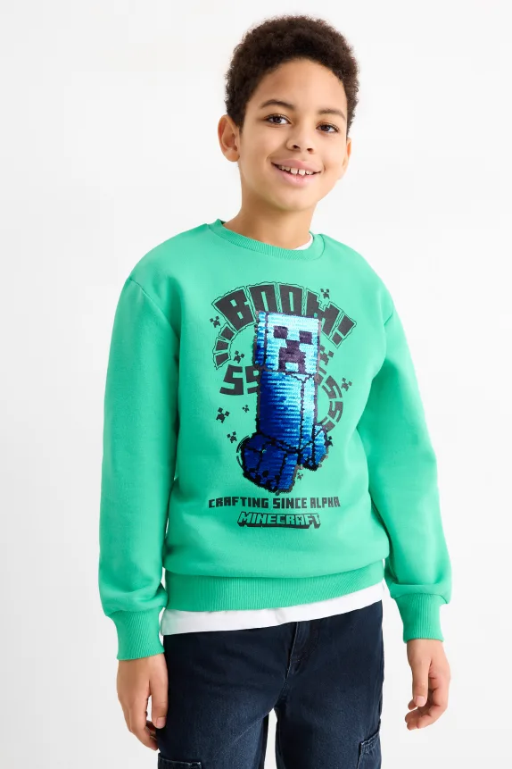 Minecraft - sweatshirt green