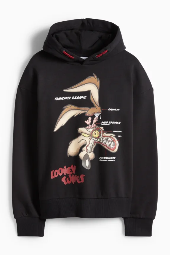 Looney Tunes - hoodie black