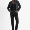Slim jeans - mid-rise waist - shaping jeans - LYCRAÂ® black