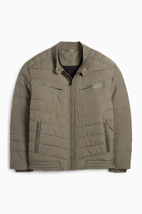 Quilted jacket khaki