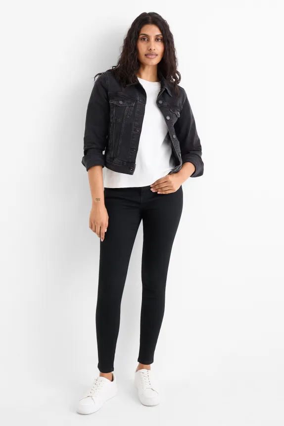 Jegging jeans - high waist black