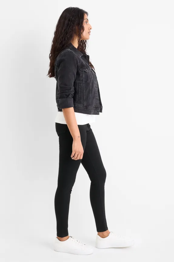 Jegging jeans - high waist black