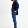 Slim jeans - mid-rise waist - shaping jeans - LYCRAÂ® blue denim