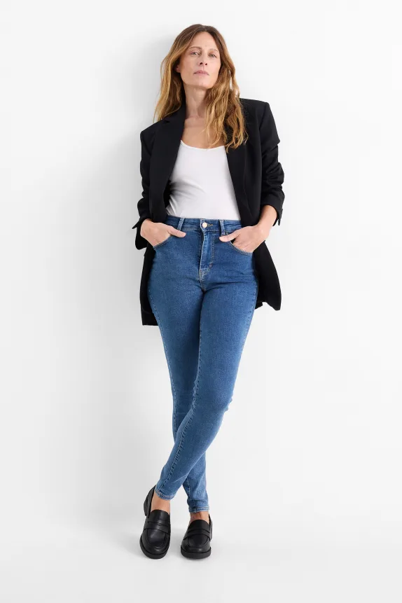 Multipack of 2 - jegging jeans - high waist blue denim