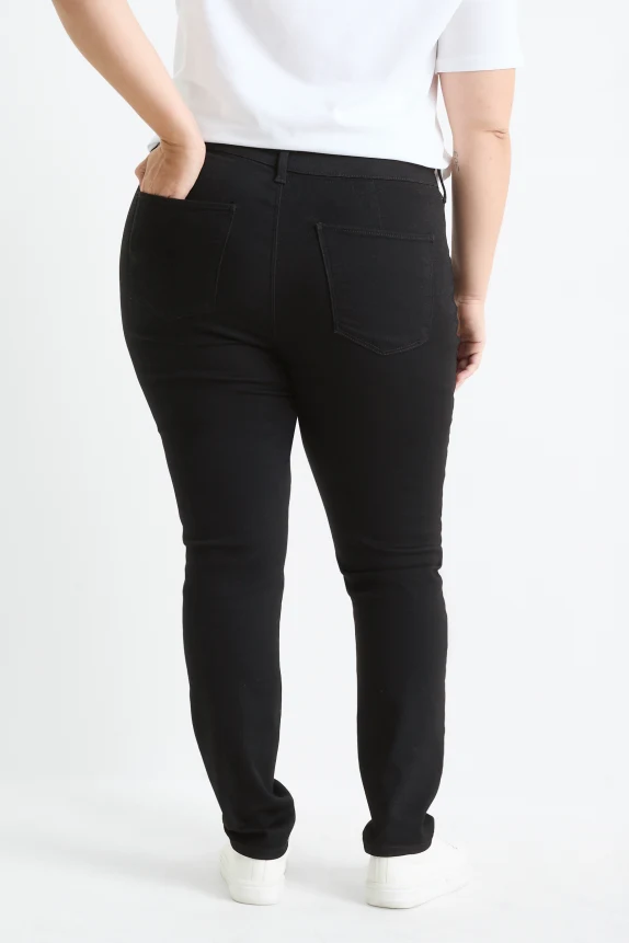 Multipack of 2 - jegging jeans - high waist denim-dark blue