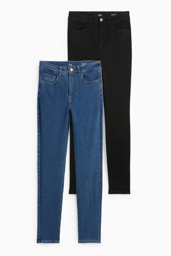 Multipack of 2 - jegging jeans - high waist blue / black 4 Multipack of 2 - jegging jeans - high waist blue / black