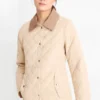 Quilted jacket beige
