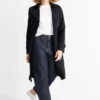 Barrel jeans - high waist denim-dark blue
