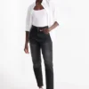 Mom jeans - high waist - LYCRAÂ® denim-dark gray