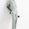Technical trousers light green