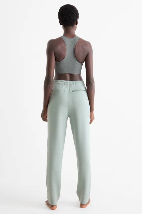Technical trousers light green