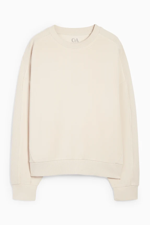 Active sweatshirt - yoga light beige