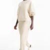 Tracksuit bottoms light beige