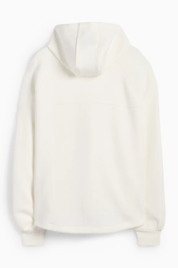 Sports hoodie - yoga cremewhite