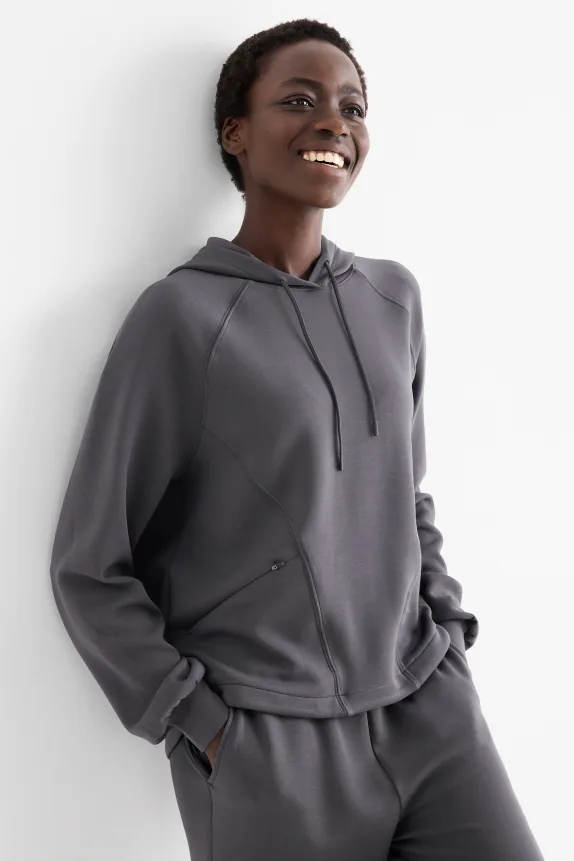 Sports hoodie - yoga dark gray
