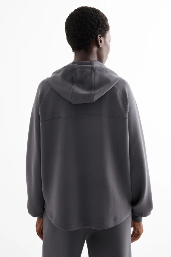 Sports hoodie - yoga dark gray