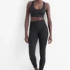 Technical leggings - seamless black