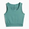 Active crop top light green