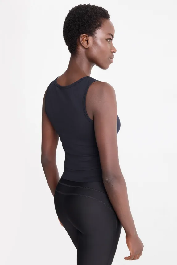 Active crop top dark blue
