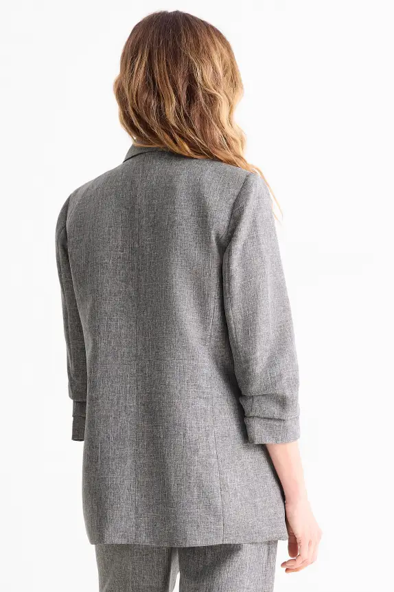 Business blazer - regular fit gray-melange