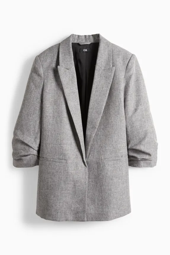 Business blazer - regular fit gray-melange