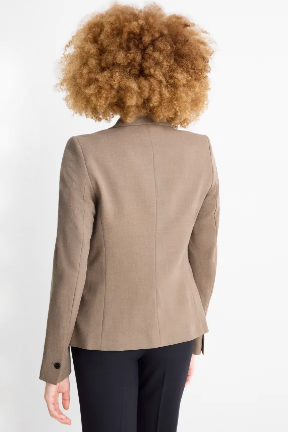 Business blazer - fitted taupe