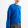 Cashmere cardigan blue