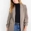 Business blazer - regular fit taupe