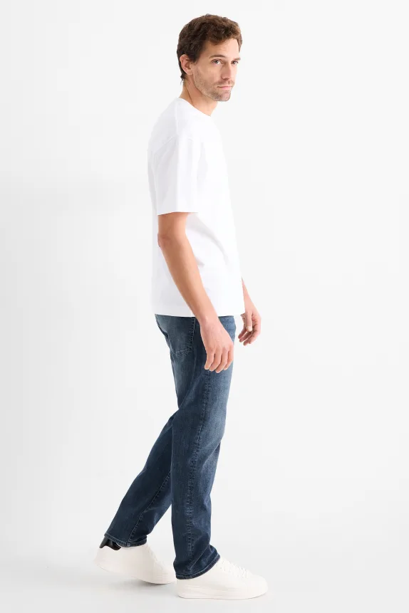 Straight jeans - LYCRA® denim-dark blue