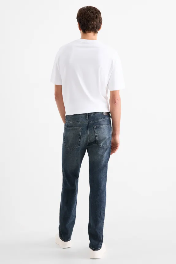 Straight jeans - LYCRA® denim-dark blue
