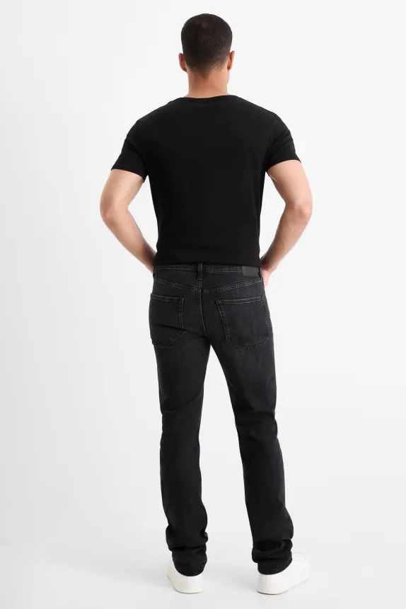 Straight jeans - LYCRA® denim-dark gray
