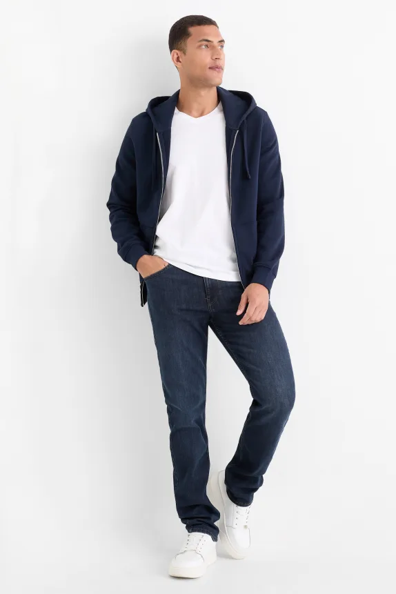 Straight jeans - LYCRA® denim-dark blue