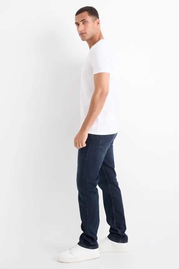Straight jeans - LYCRA® denim-dark blue