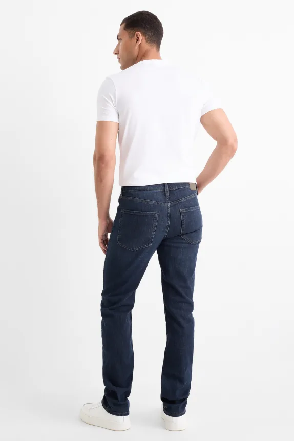 Straight jeans - LYCRA® denim-dark blue