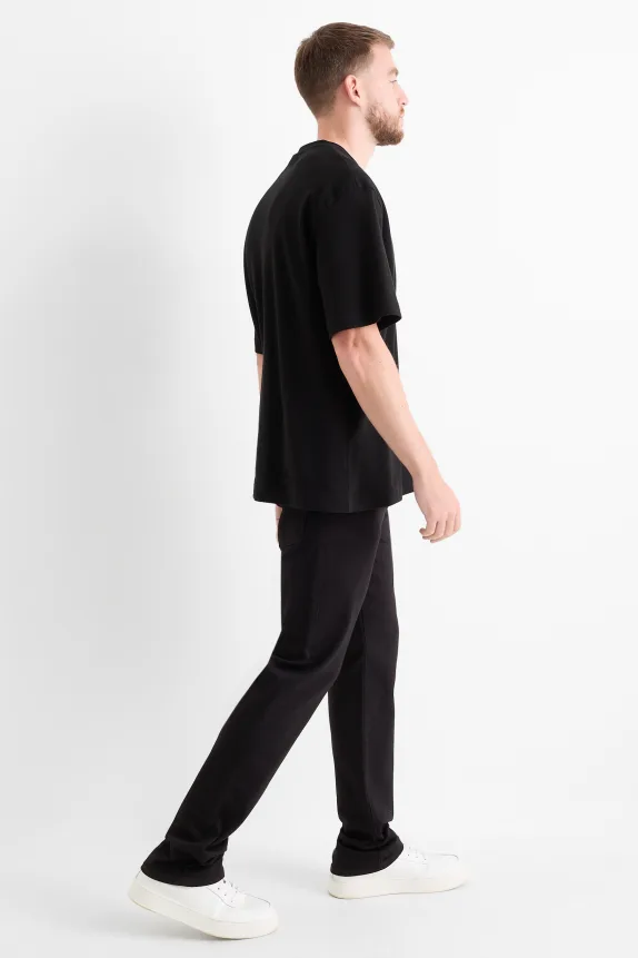 Straight jeans - LYCRA® black