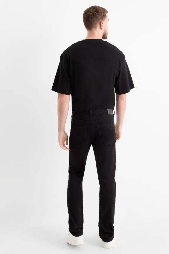 Straight jeans - LYCRA® black