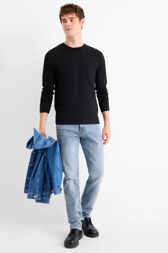 Straight jeans - LYCRA® denim-light blue