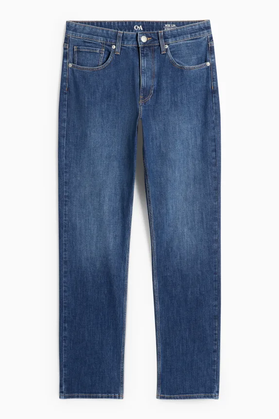 Straight jeans - LYCRA® blue denim